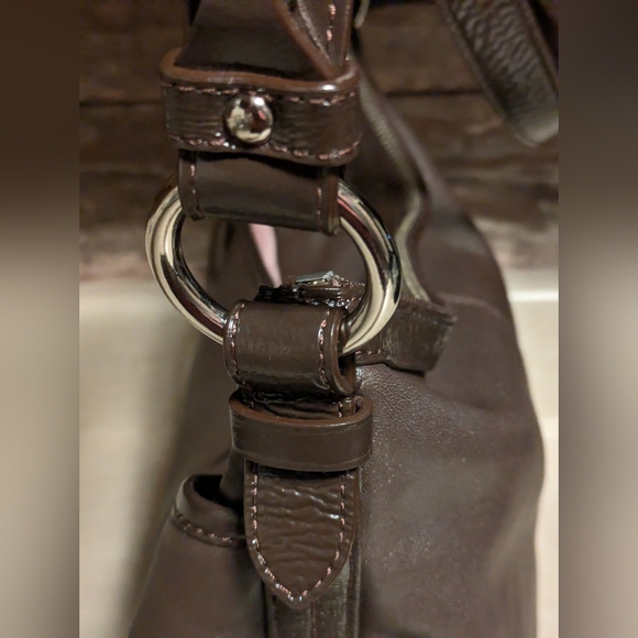 Coach Bag 19726 Beautiful Vintage Mahogany Brown Leather Bag Excellent Condition - Picture 6 of 13